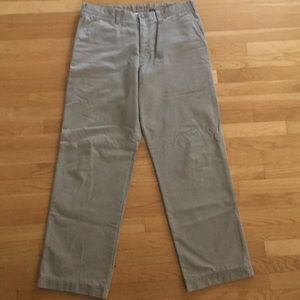 Eddie Bauer fleece lined khaki pants.